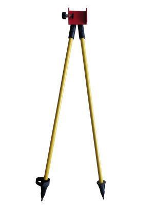 Bipod telescopic cu butoane pentru mira invar - imagine 2