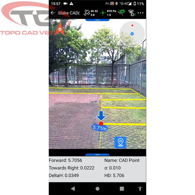 Sistem rover GPS RTK Hi-Target V600L + Laser + Camera AR - imagine 6