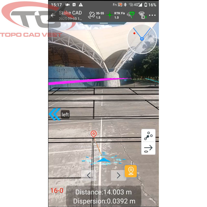 Sistem rover GPS RTK Hi-Target V600L + Laser + Camera AR - imagine 5